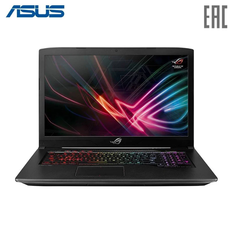 Ноутбук ASUS ROG GL703GE Intel i5 8300H/8Gb/1Tb+128Gb SSD/No ODD/17.3&quot FHD/NVIDIA GeForce GTX 1050Ti 4Gb/Camera/Wi Fi/Windows 10/Aluminum