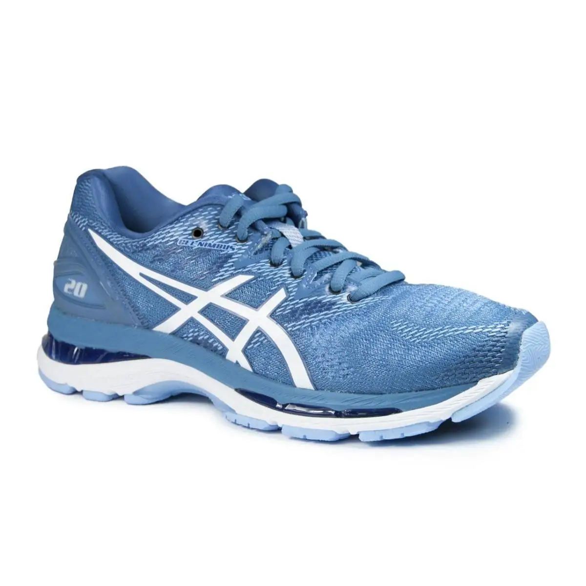 ASICS-WOMAN-TEXTILE-SNEAKERS-RUNNING 401 синий/белый гель | Обувь