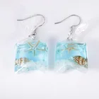 Лидер продаж, модные подвески, висячие серьги для женщин, эффектные серьги-подвески в стиле панк с сумкой для воды, серьги в виде золотой рыбки