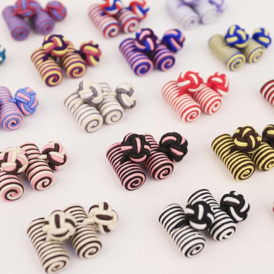 

2018 New Chinese Knot Rope Cufflinks for Mens Jewelry Fashion Shirt Cuff links Buttons Men Formal Accessories Gift for Husband