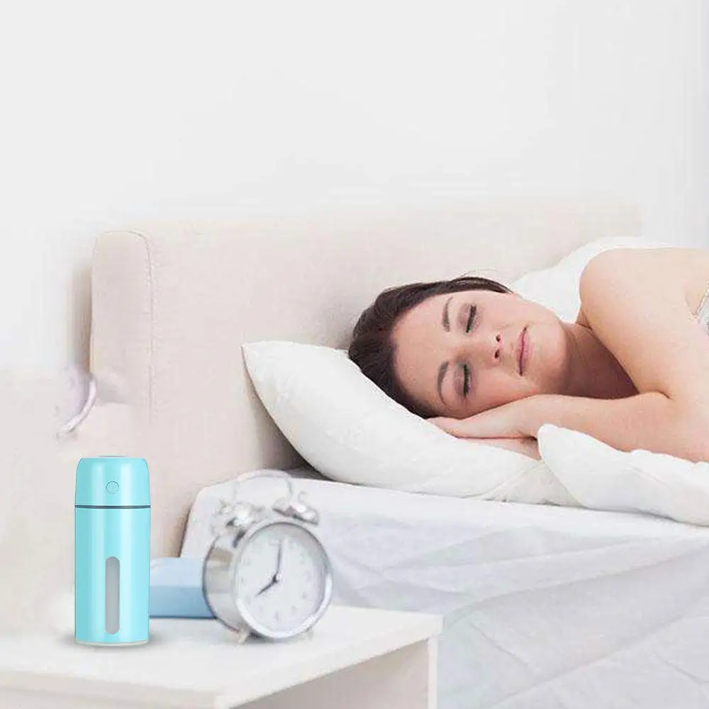 Household/Car Usb Mini Humidifier 250Ml Super Quiet With 7-Color Led Night Light For Bedroom Office Spa Car Use A | Бытовая техника
