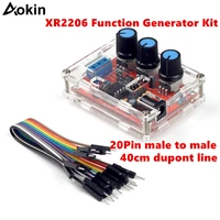 xr2206 high precision function signal generator diy kit sine triangle square output 1hz 1mhz adjustable frequency amplitude
