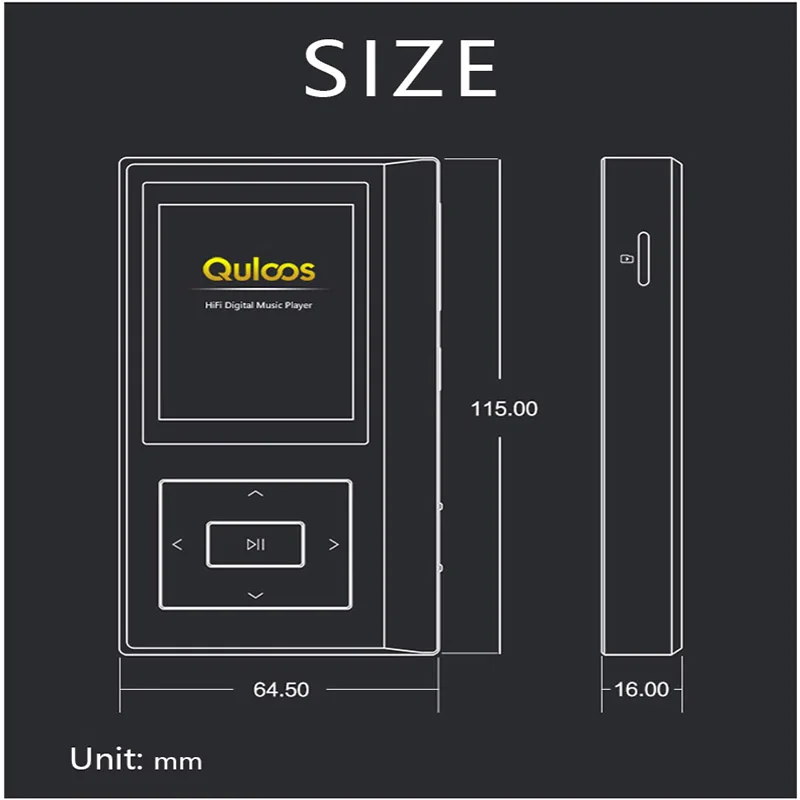 Quloos QA361 AK4495SEQ 6OPA1622 Hi Fi DSD музыка двойные флуоресцентные часы без потерь MP3