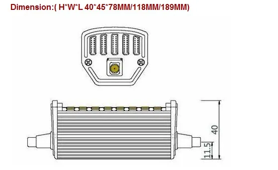 20 шт./лот Dimmable Вт 118 мм led R7S Свет J118 светодиодные лампы RX7S прожектор 200 галогенная