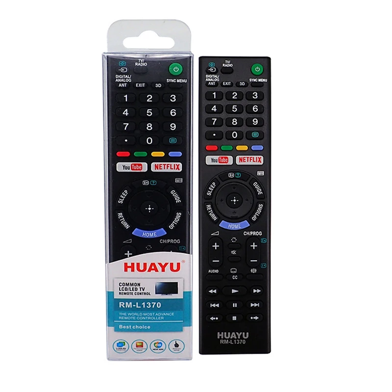 HUAYU новый пульт дистанционного управления для Sony Rm-L1370 Led 3D Tv с кнопками Youtube/Netflix