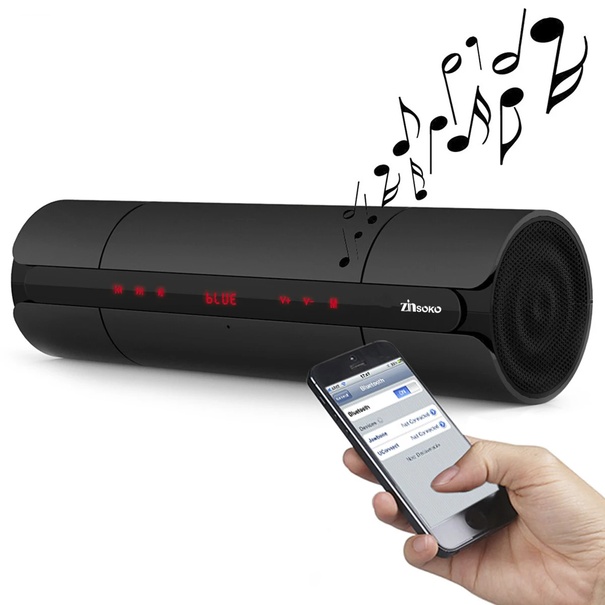 Zinsoko KR 8800 динамик многофункциональный портативный Гладкий беспроводной Bluetooth V4.2