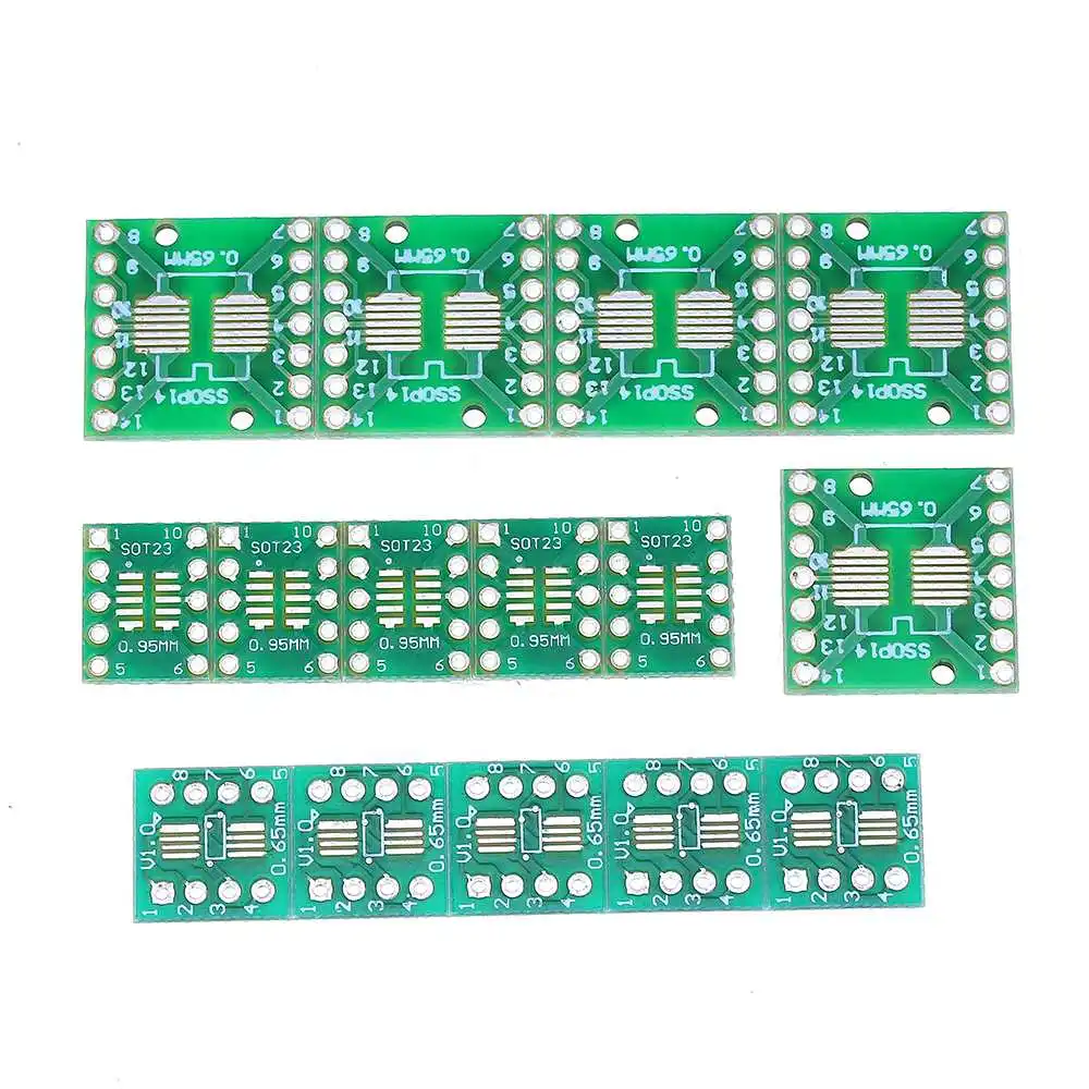 LEORY 35 шт. 7 значений каждая 5 печатных плат набор SMD поворачивается к DIP SOP SSOP TSSOP 23 8 10