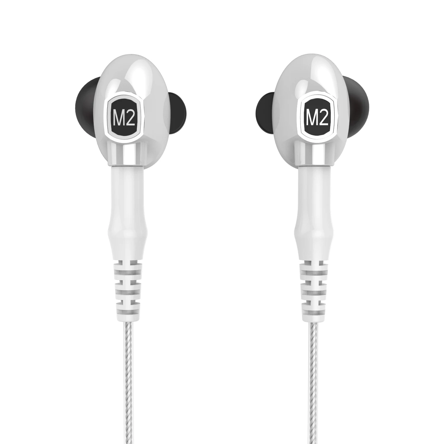 Лучшие предложения двойные динамические Hi-Fi наушники M2 2 в 1 беспроводные Bluetooth +