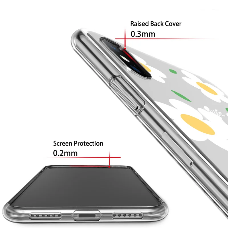 Прозрачный чехол USLION для iPhone X XS XR Xs Max 5 6 6s 7 8 Plus |