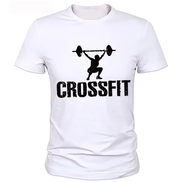 CROSSFIT футболка 6 видов стилей новый летний брендовый дизайн Котон hommes футболки