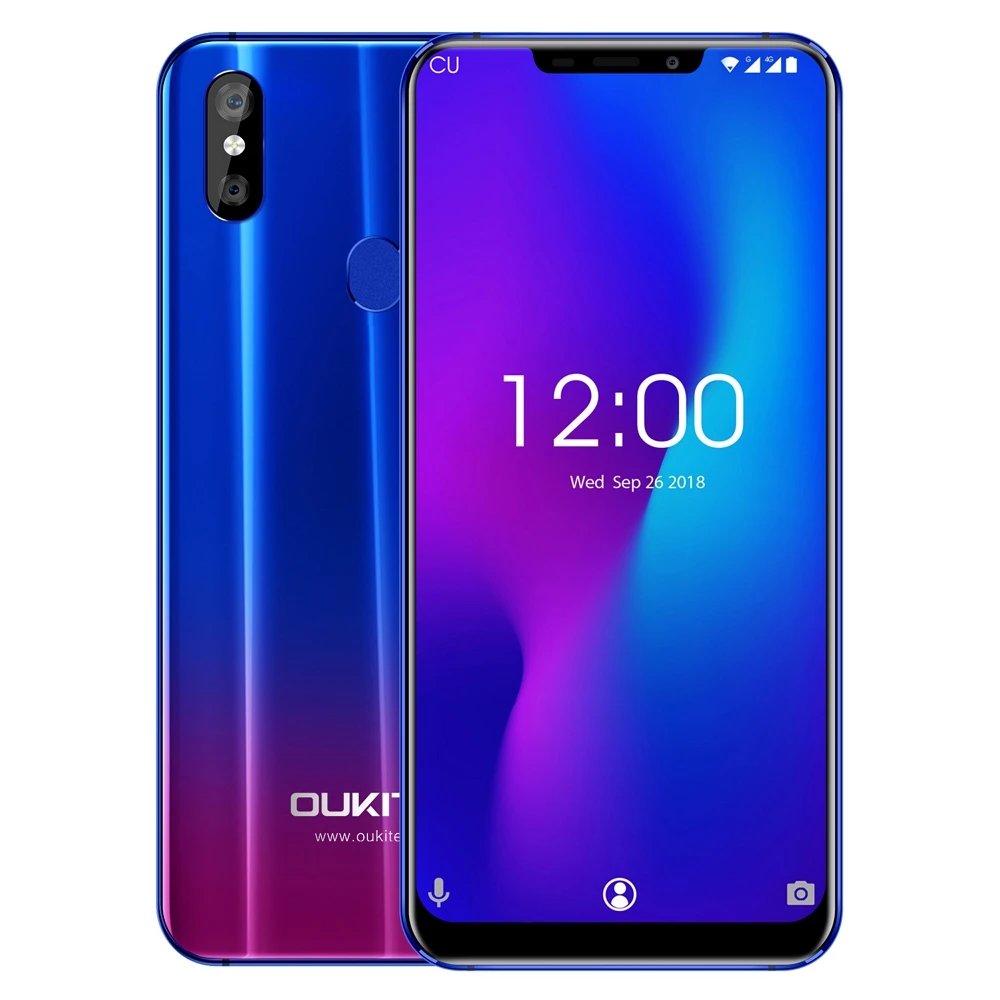 OUKITEL U23 4G 6 18 дюймов Android 8 1 MTK 6763T Восьмиядерный 2 0 ГГц ГБ ОЗУ 64 Гб ПЗУ 16 Мп задняя МП