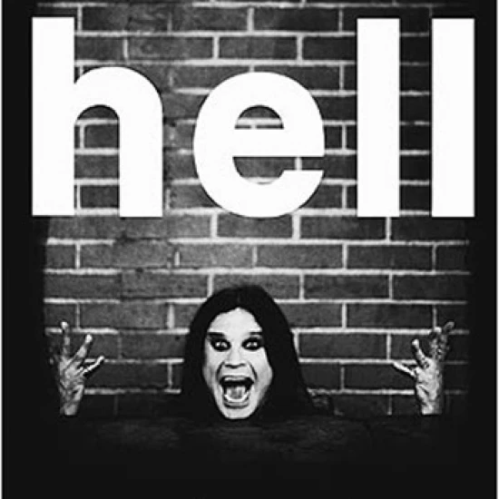 Ozzy Osborne-Hell ламинированный плакат (40X55) | Дом и сад