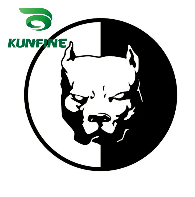 KUNFINE стикер для стайлинга автомобиля питбуль супер герой собака виниловая