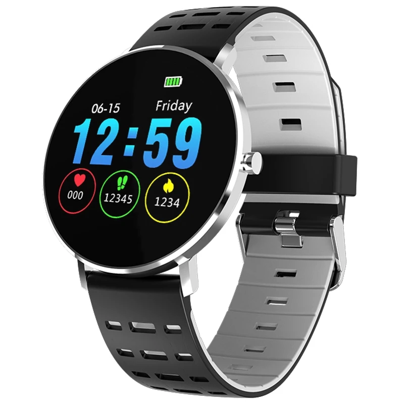 Microwear L6 Смарт часы IP68 Водонепроницаемый Android Smartwatch 1 22 дюйма Bluetooth 4 0 браслет
