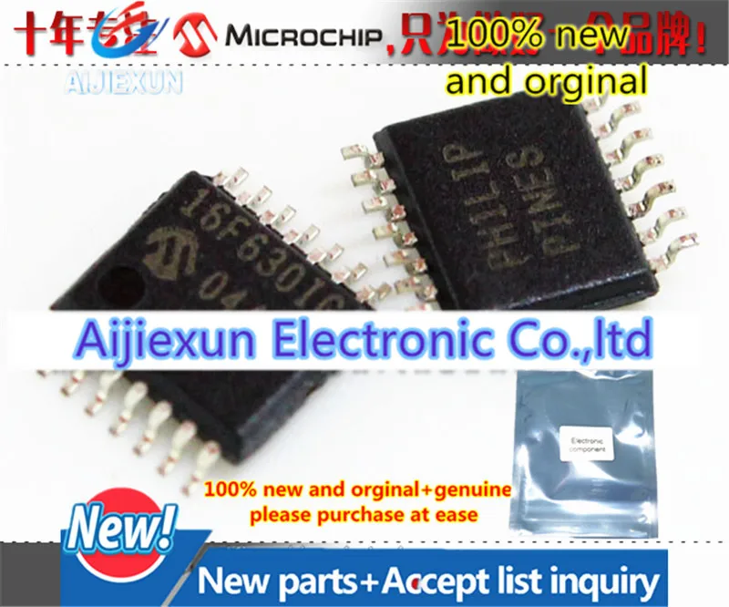 5 шт 100% новое и первоначально PIC16F630-I/ST 14-Pin на основе флеш-8-бит CMOS микроконтроллеры