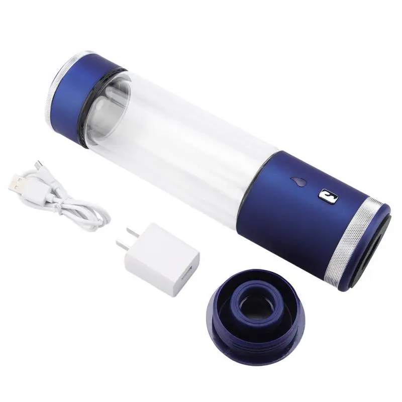 Новый 400 мл перезаряжаемый богатый водородный генератор воды электролизная