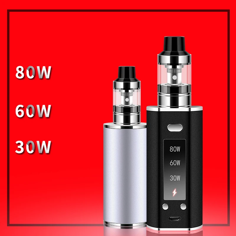 Коробка V 80w мод комплект Электронная сигарета 2000Ah испаритель коробка кальян