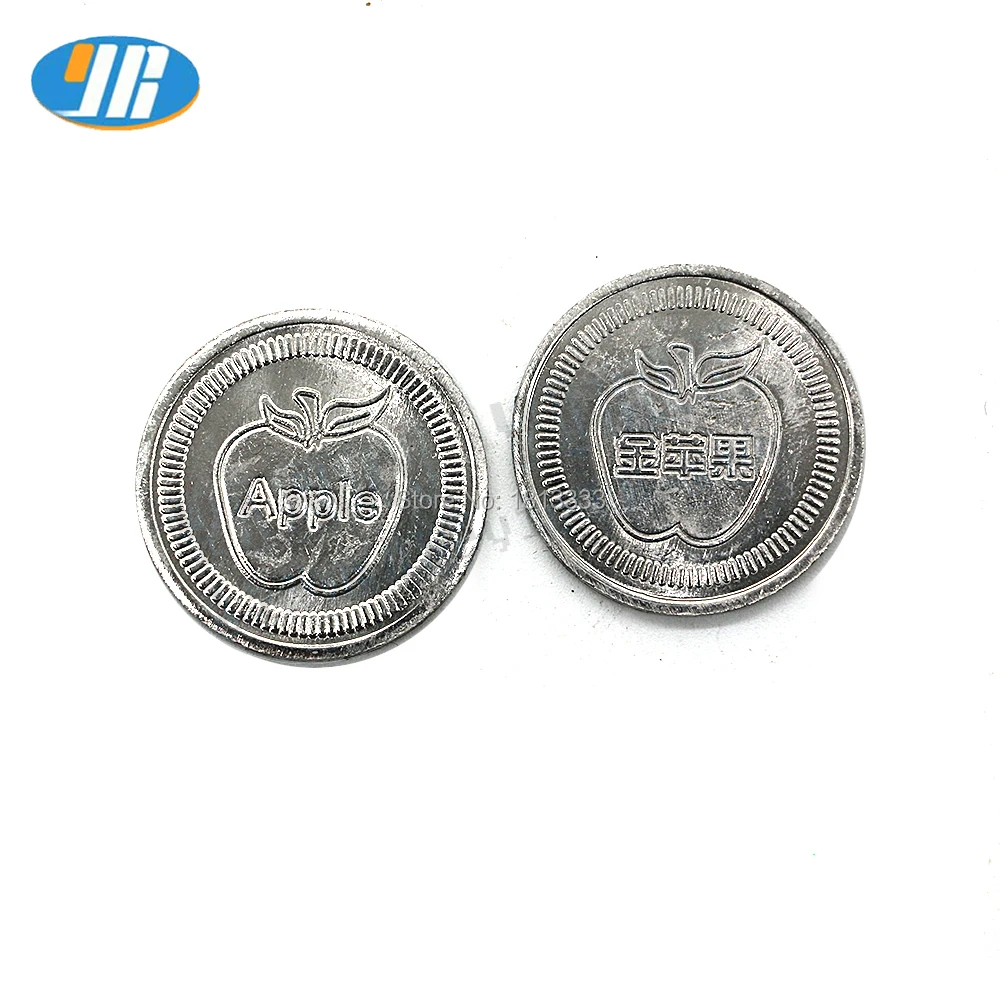 1000pcs 25*1.8mm Token Arcade Game Ctainless Steel Coin Instead Of Currency For Slot Crane Vending Machine | Спорт и развлечения