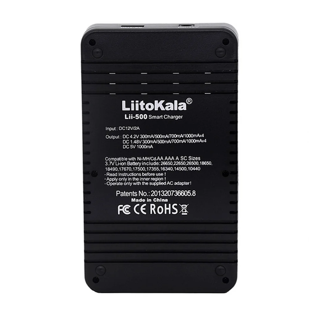 Зарядное устройство LiitoKala lii 500 3 7 в 1 2 18650 26650 16340 14500 10440 18500 Ni MH для литий ионных