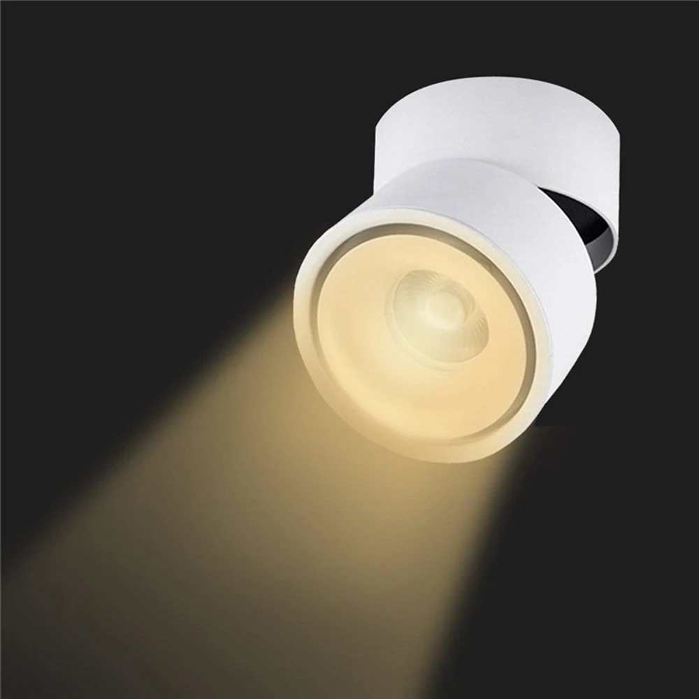 CLAITE 12W COB LED Ceiling Down Light Rotatable Spotlight For Home Kitchen Living Room AC85-265V | Лампы и освещение