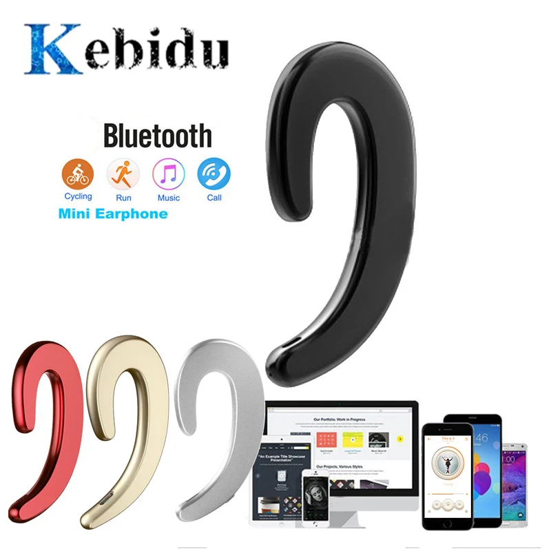Спортивные стереонаушники kebidu с костной проводимостью беспроводная гарнитура