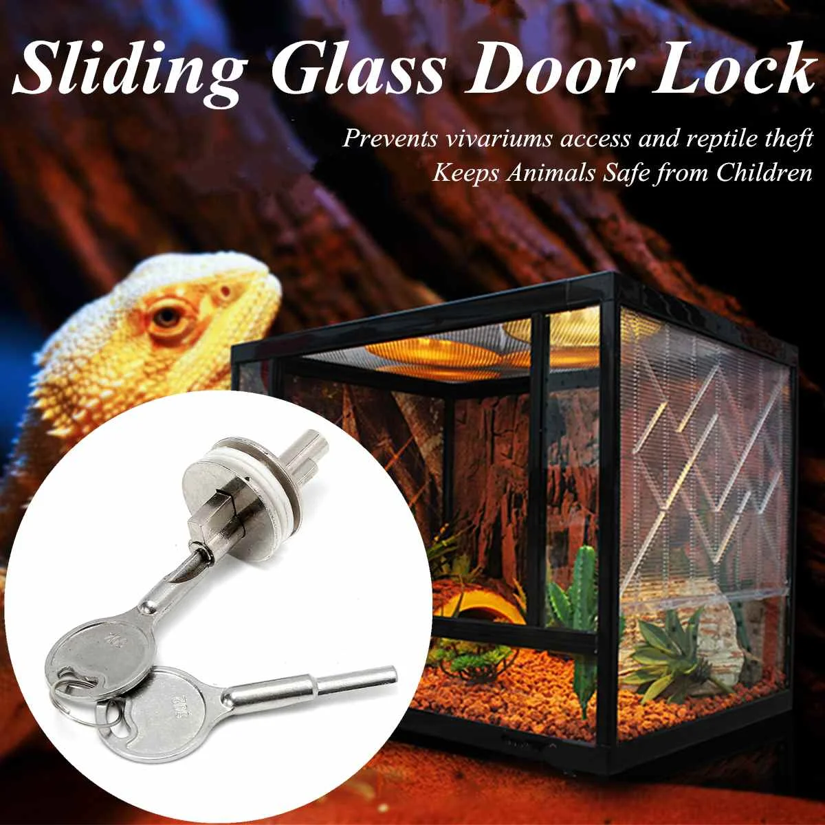 Раздвижные стеклянные двери и витрины шкафчик для вивария рептилий Террариум с 2