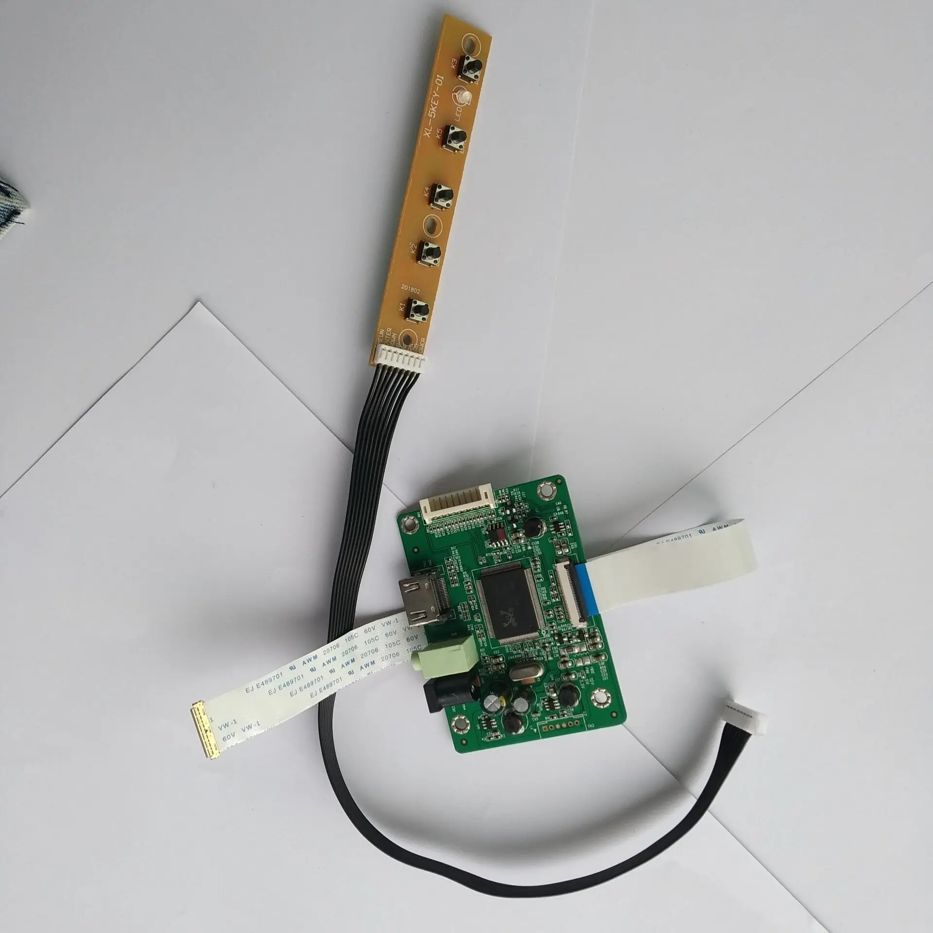 

LED EDP HDMI LCD 2019 mini Controller kit board For NV133FHM-N45/NV133FHM-N46 1920X1080 FHD 13.3"panel