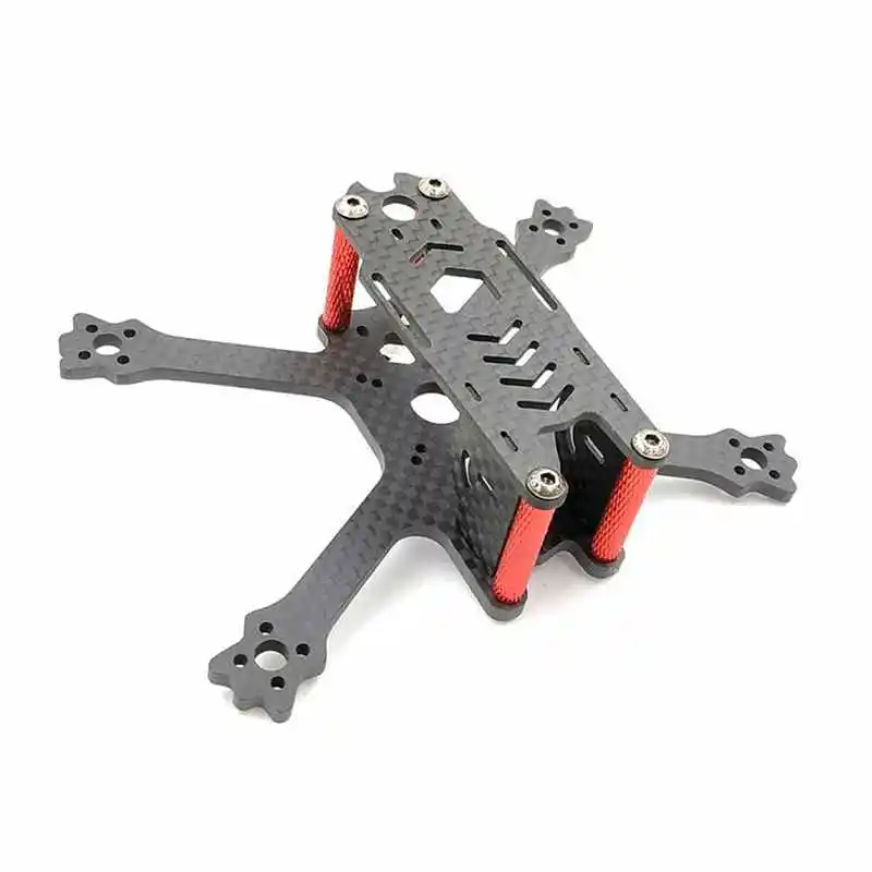 Upgrade 2019 AlfaRC AHX115 115mm Wheelbase 3mm Arm 3K Carbon Fiber Frame Kit for RC Drone FPV Racing Quadcopter Accessories | Игрушки и