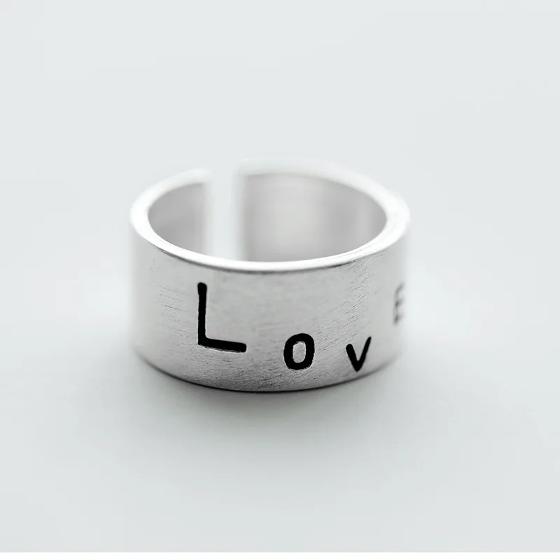 Корейское модное ювелирное изделие с надписью Love Женские аксессуары необычное