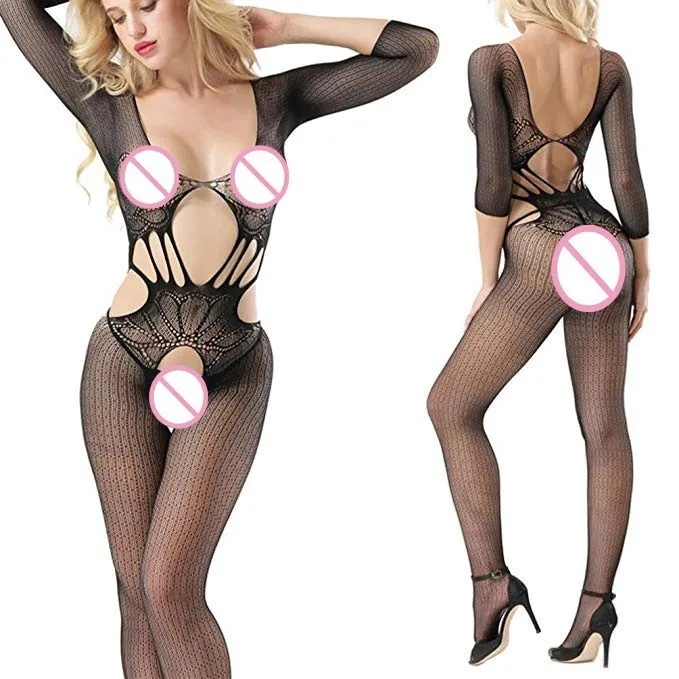 Porno Sexy Lingerie Plus Size Women Erotic Underwear Costumes Lenceria Femenina Open Bra Langerie QQ196 | Тематическая одежда и