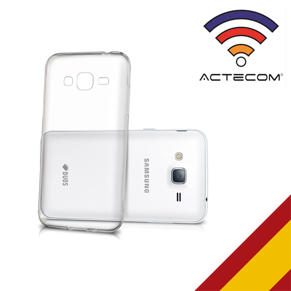 ACTECOM гелевый Чехол TERMOPLASTICO PARA SAMSUNG J3 2016 Прозрачный Ультра тонкий|Корпусы и рамки