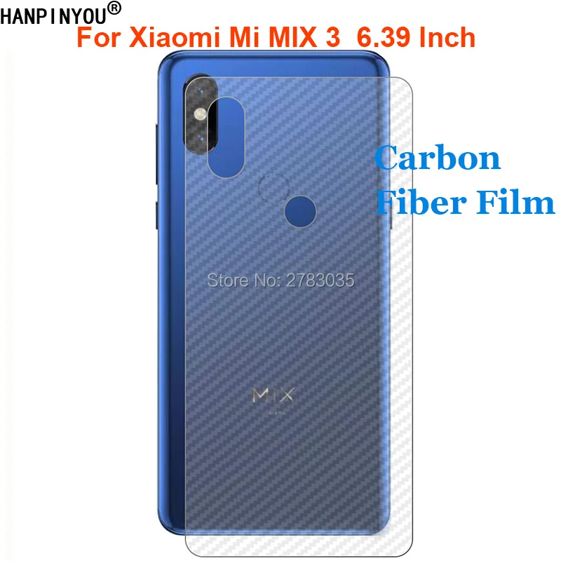 Для Xiaomi Mi MIX 3 mix3 6 39 &quot3D Защитная пленка из углеродного волокна с защитой от