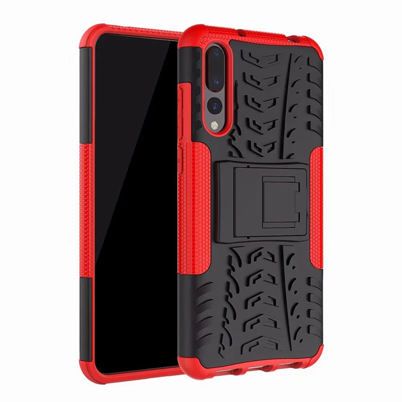 Remanbor For Huawei P20 Pro Silicone Armor Case TPU Cover Shockproof Protective Mobile Phone 6.1'' |