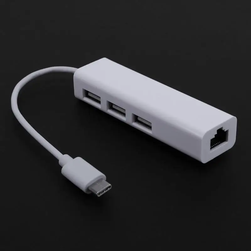 RJ45 сетевой кабель порт USB 3 1 Type-C адаптер конвертер с портом | Компьютеры и офис