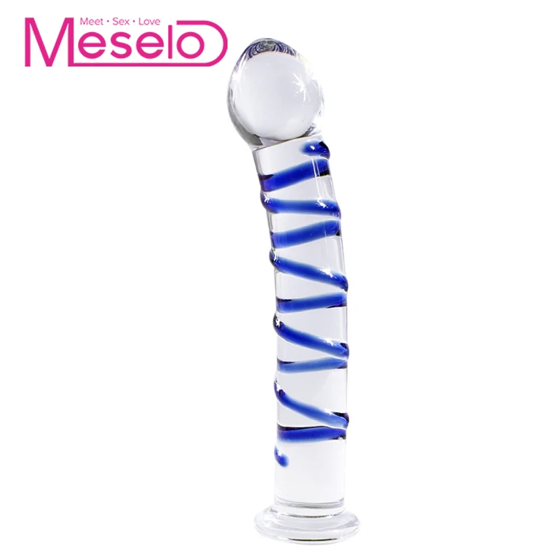 Meselo женские фаллоимитаторы огромный стеклянный фаллоимитатор секс игрушки для