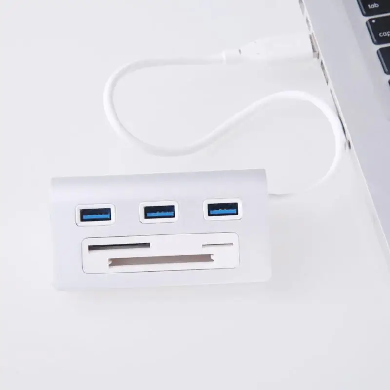 Acasis HS0023 3 порты и разъёмы USB 0 концентратор переходник разветвитель CF TF Card Reader для
