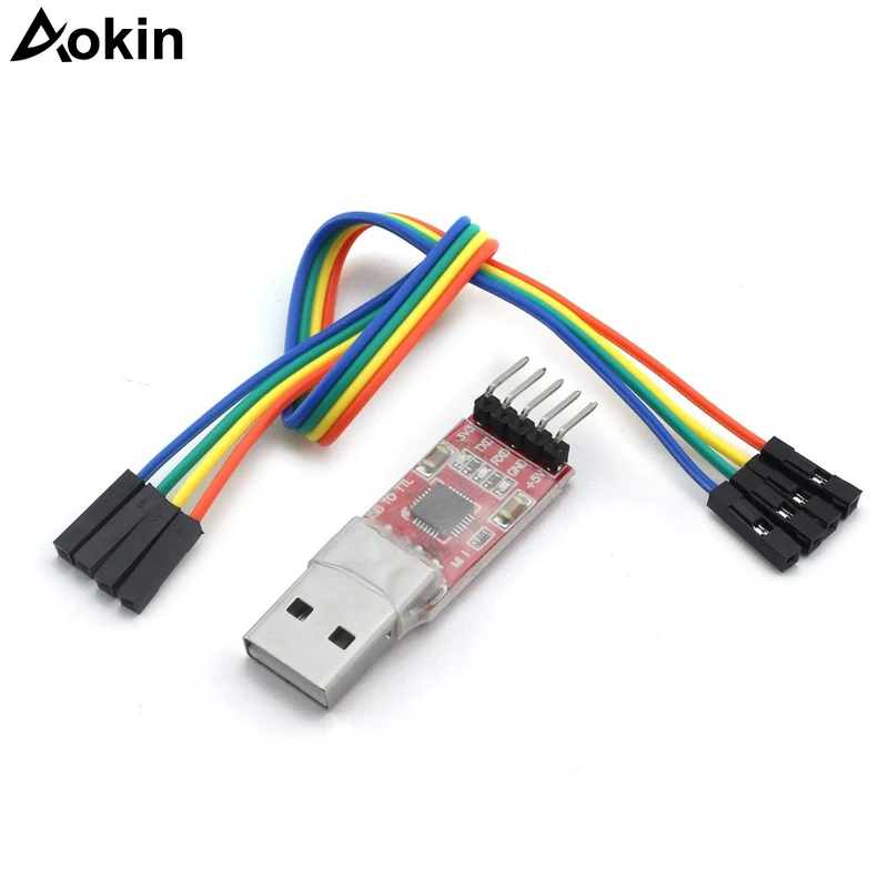 CP2102 модуль USB к TTL 2 0 Серийный Модуль UART STC загрузчик с 5 контактным кабелем