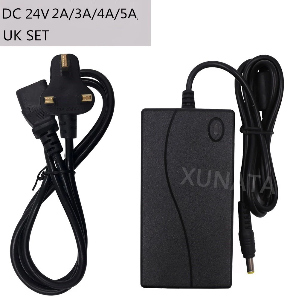 ЕС США AC110V 220V к DC24V трансформаторы питания адаптер Драйвер для 5050 2835 Светодиодные