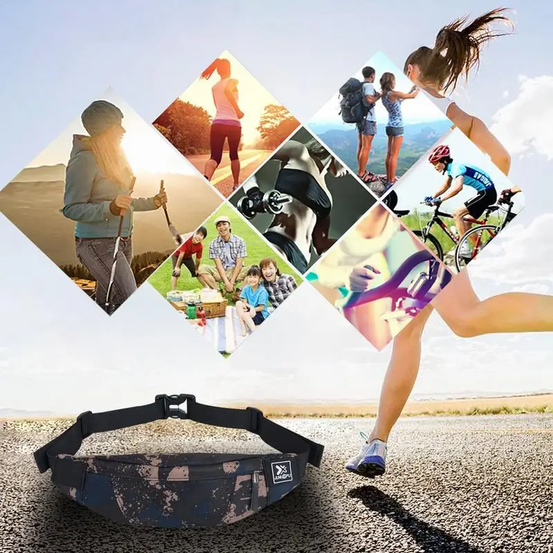 Men's Crossbody Bag Leisure Sports Packs Multi-functional Running Fitness Cell Phone Waist | Спорт и развлечения