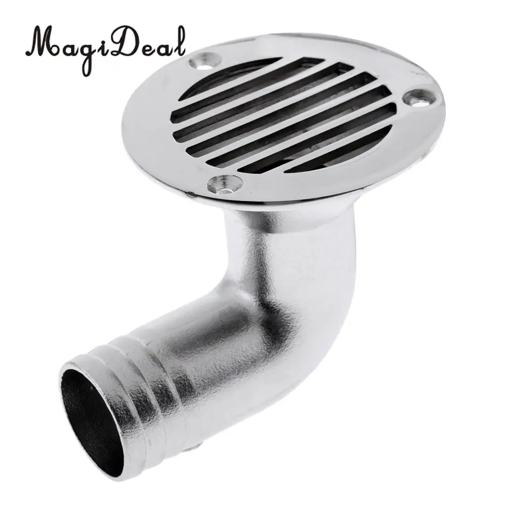 MagiDeal Marine 316 Stainless Steel Boat Deck Drain Scupper 90 Degree For Yacht Flatable Fishing Replacement Accessories | Спорт и