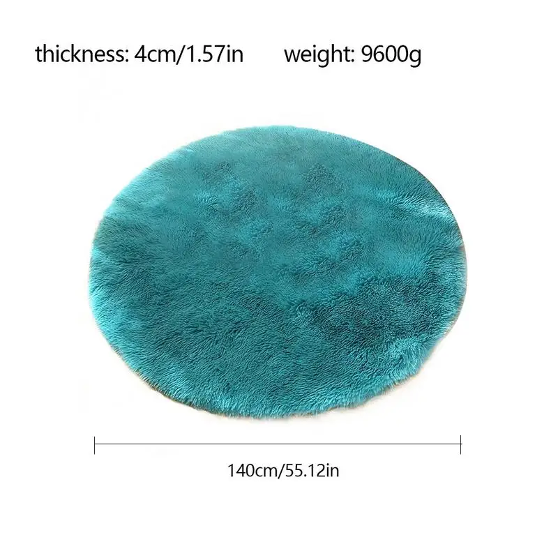 60/80/100/120/140cm Round Carpet For Living Room Bedroom Computer Yoga Mat Swinging Stage Seat | Дом и сад