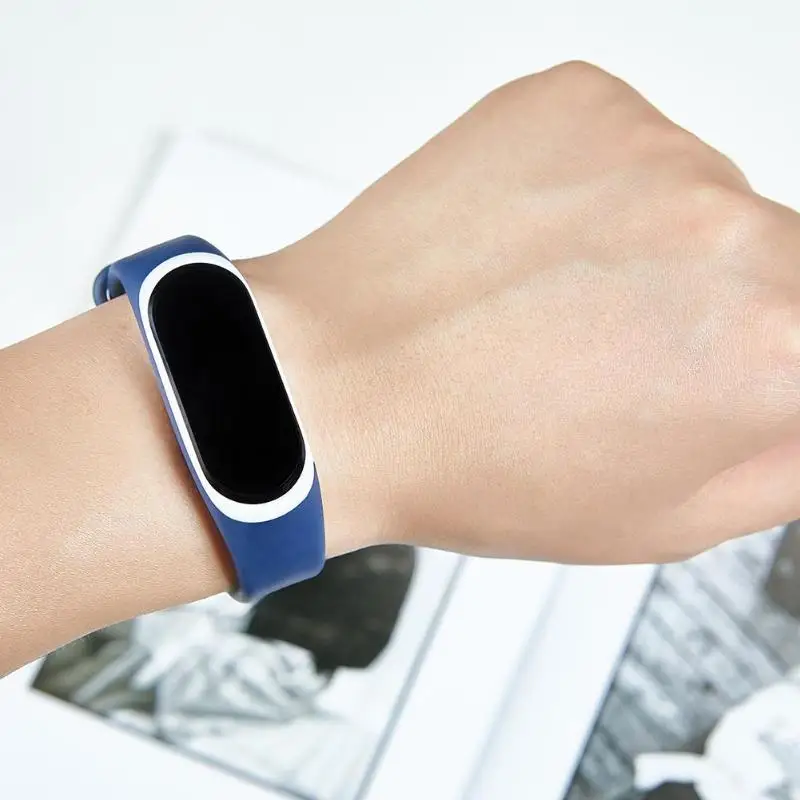 Сменный ремешок для Xiaomi Hey Plus Smartband TPE регулируемый браслет наручных часов