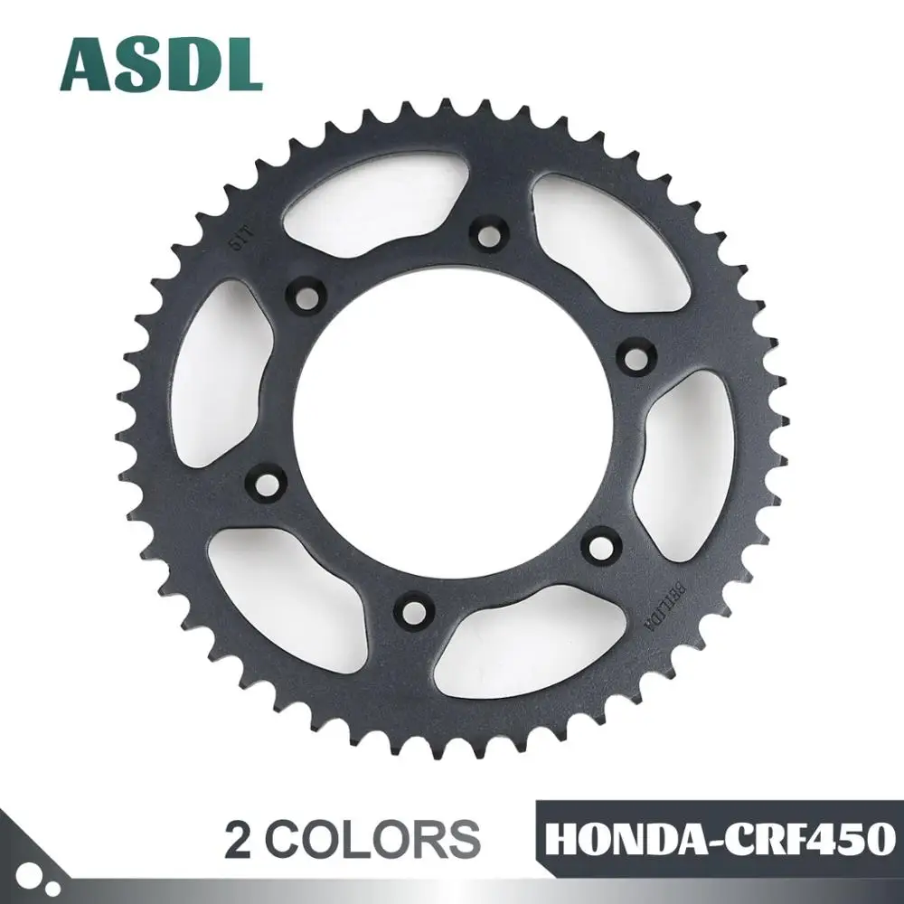 Передняя и задняя звездочки для HONDA CRF450 CRF 520 450 2002 2003 2005 2018 14 51 зуб|Наборы цепочек| |