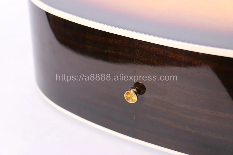 Finlay Professional Guitar 41" Acoustic Solid Spruce Top/Rosewood Body guitars china With Hard case OM sunset | Спорт и