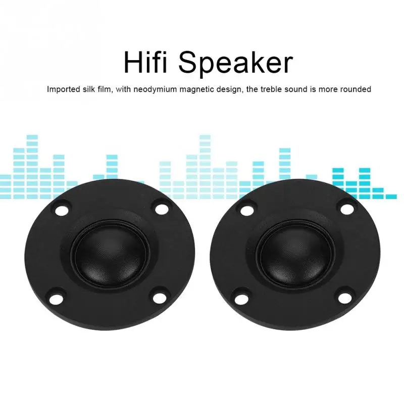 2 шт. 30 Вт шелковая пленка верхняя часть динамик Mini Hifi громкий черный s 2018 новый