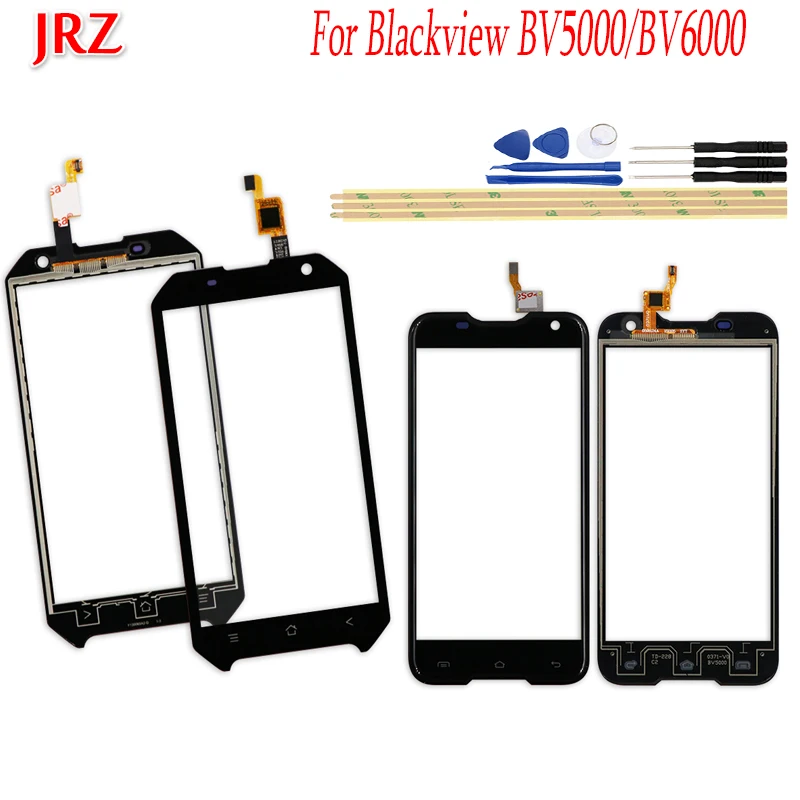 Сенсорный экран JRZ для Blackview BV5000 переднее стекло объектив BV6000S BV6000 сенсор