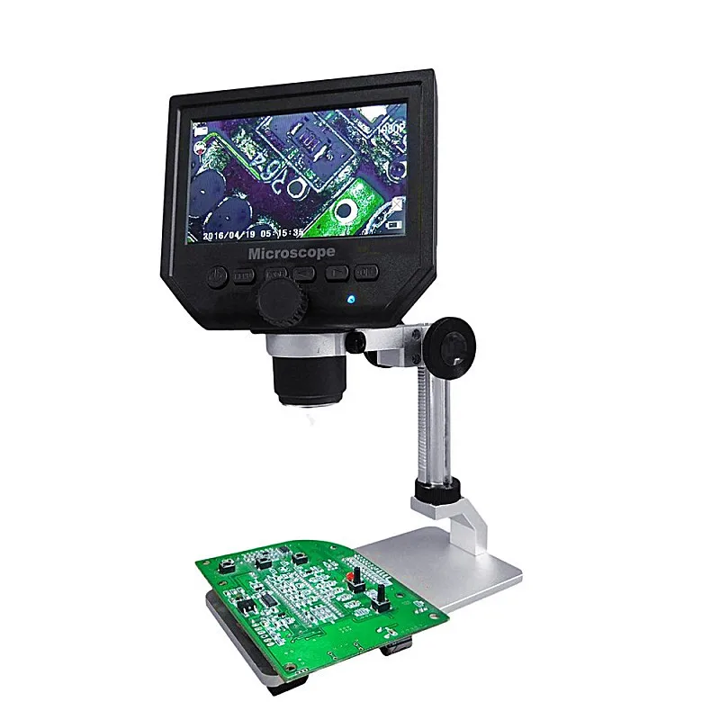 Mustool G600 цифровой 1 600X 3.6MP 4 3 дюймов HD ЖК дисплей микроскоп непрерывная Лупа с