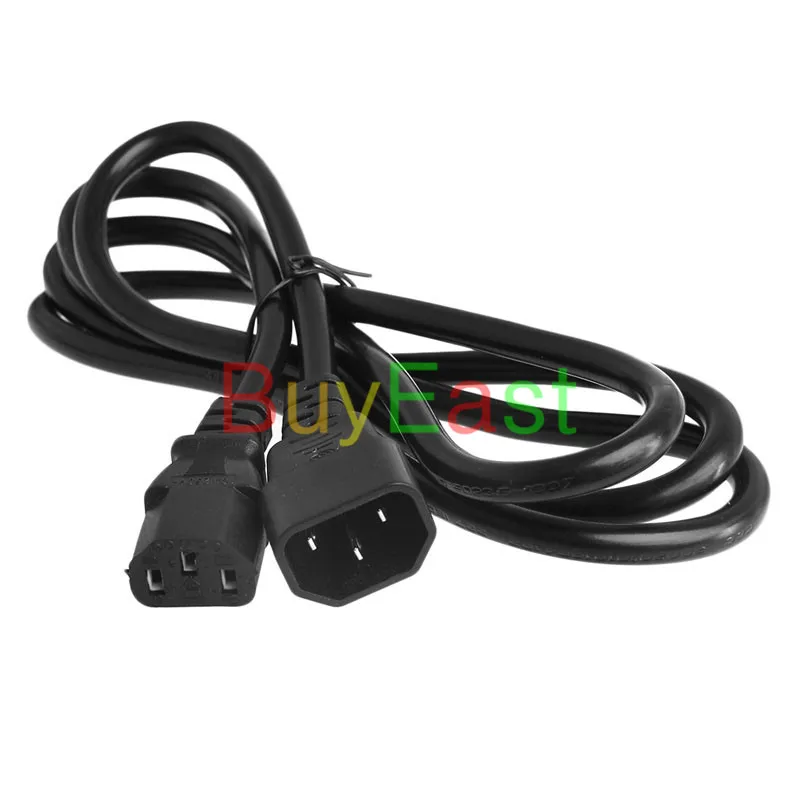 Удлинительный кабель 5 X IEC 320 C14 штекер папа-гнездо C13 PDU/UPS 1 8 м 0 75 кв. 10 А 250 В |