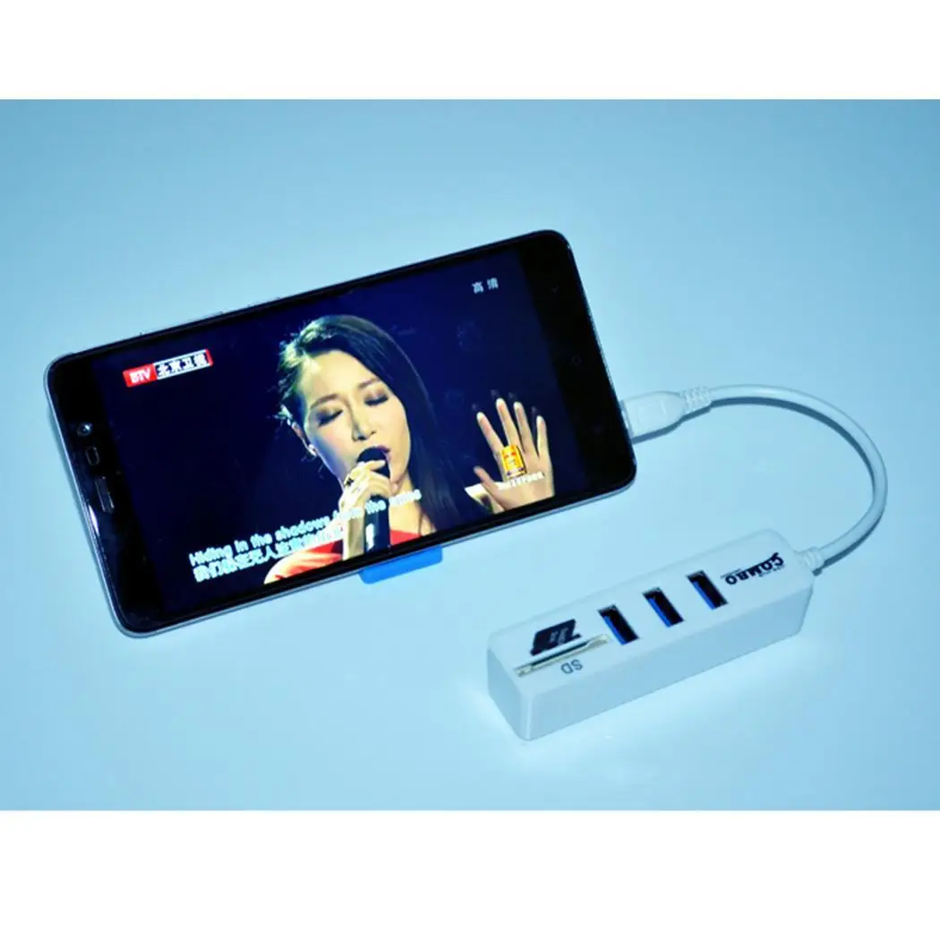 Usb концентратор с несколькими портами USB 2 0 высокого TF/SD/USB SD/TF кардридером. Адаптер