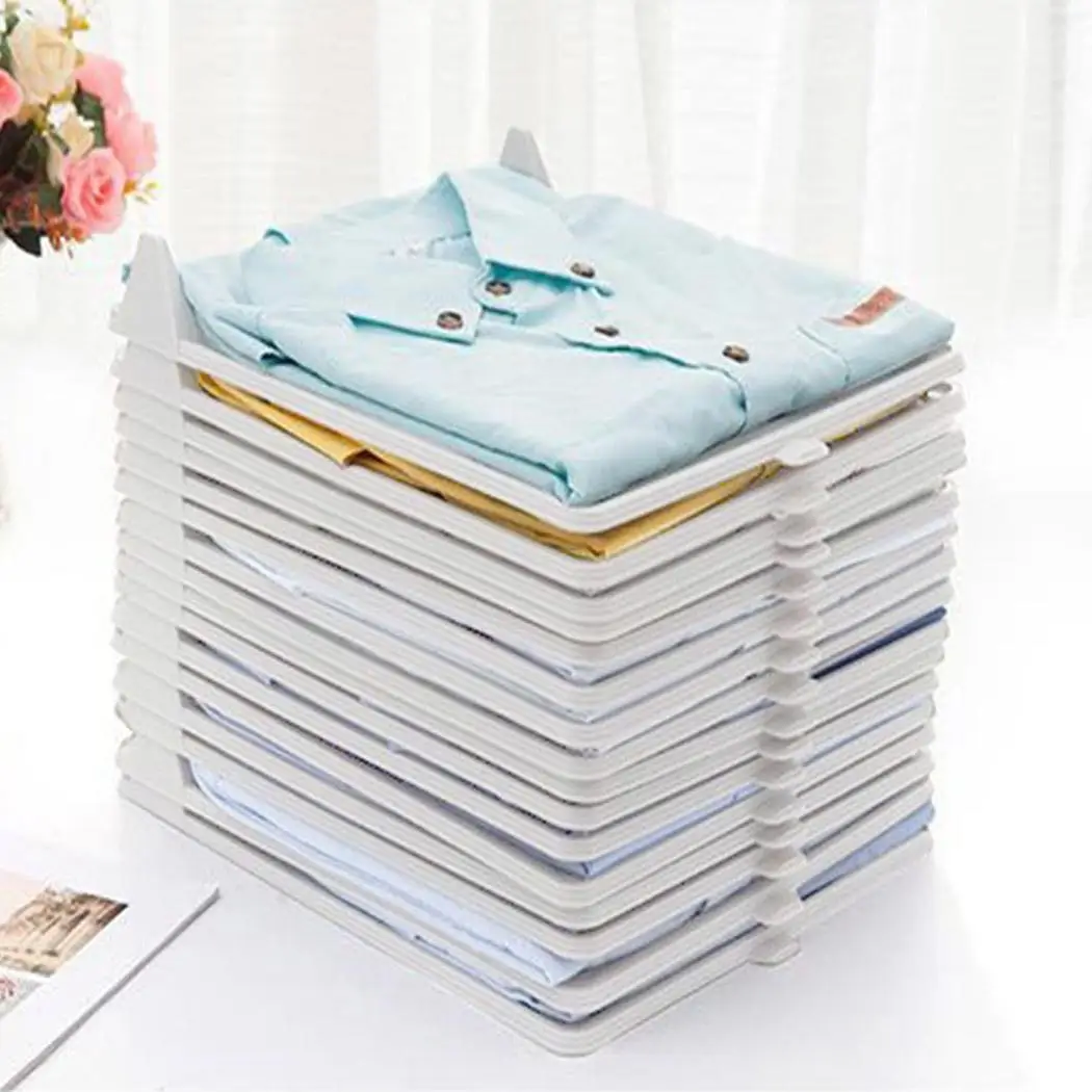 Home T-shirt Shirt Anti-wrinkle Wardrobe Folding Storage Fashion Travel Outdoor etc Board Hole 700g | Дом и сад